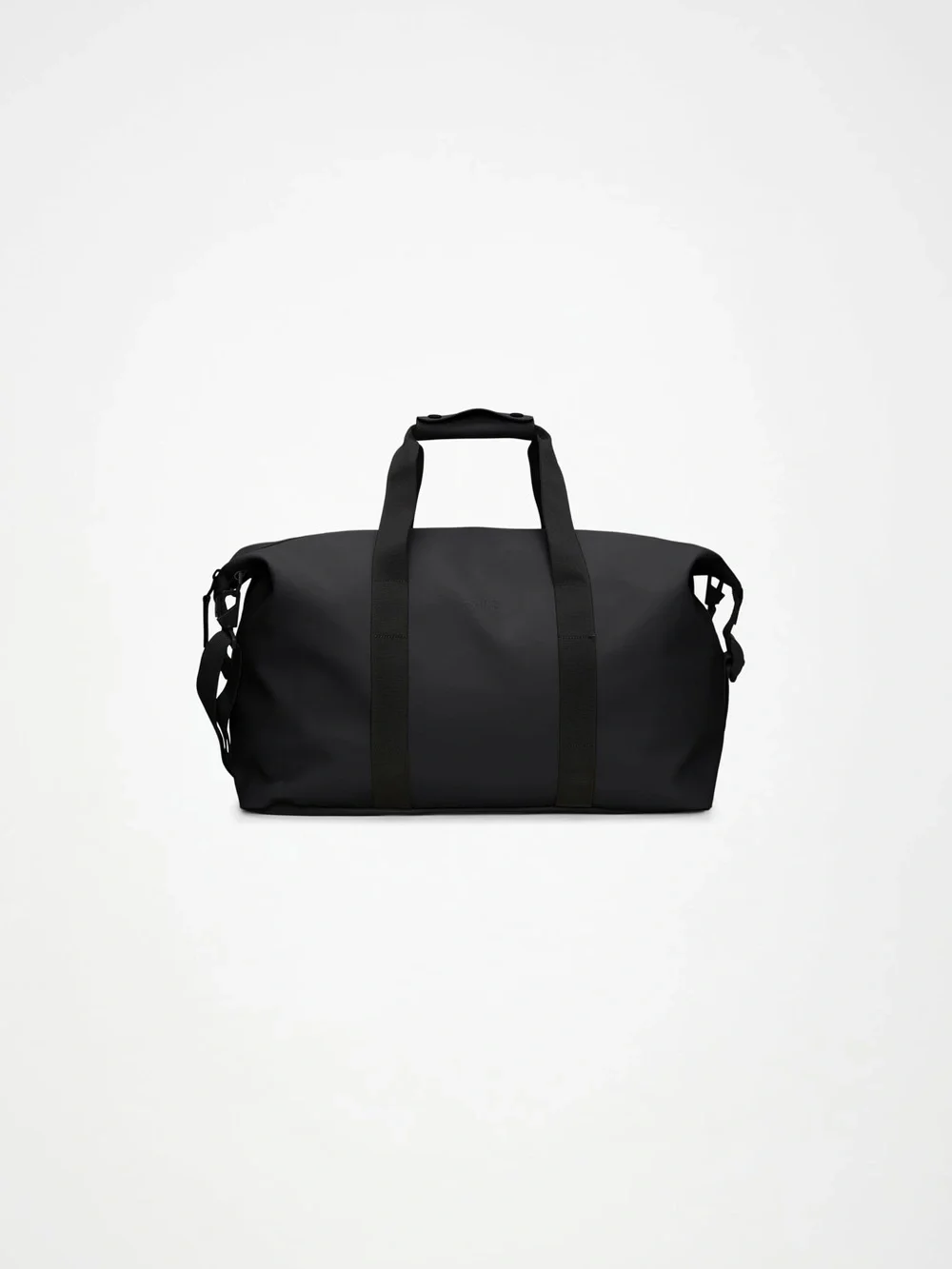 Rains Black Waterproof Duffel Bag